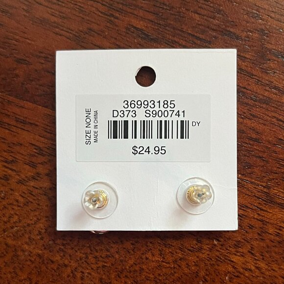 Loft teardrop pavé earrings NWT - Picture 5 of 8